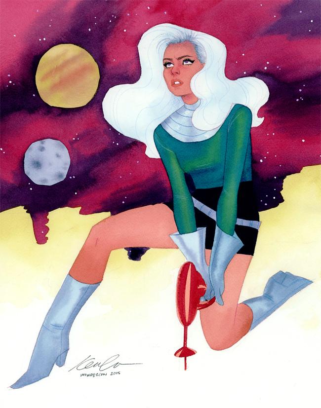 Space Woman by Kevin Wada