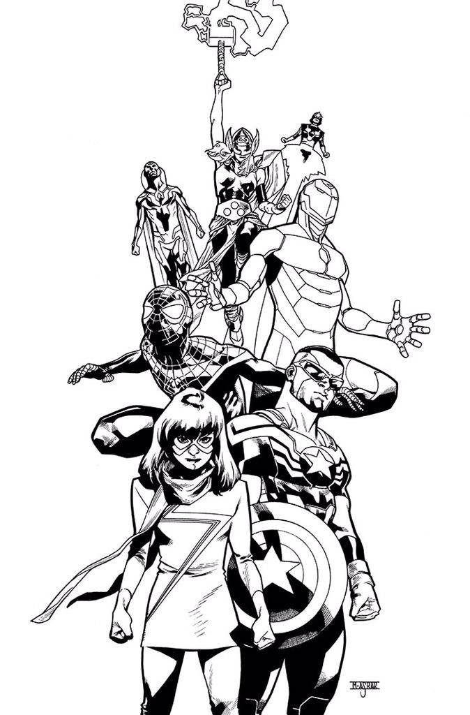 Avengers by Mahmud Asrar