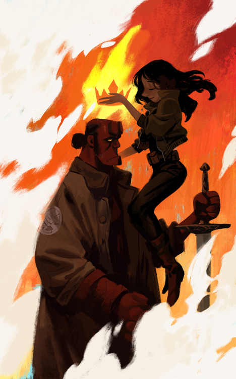 Hellboy by Mingjue Helen Chen