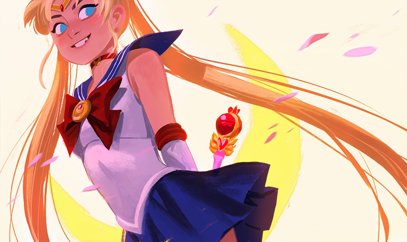 Sailor Moon by Mingjue Helen Chen