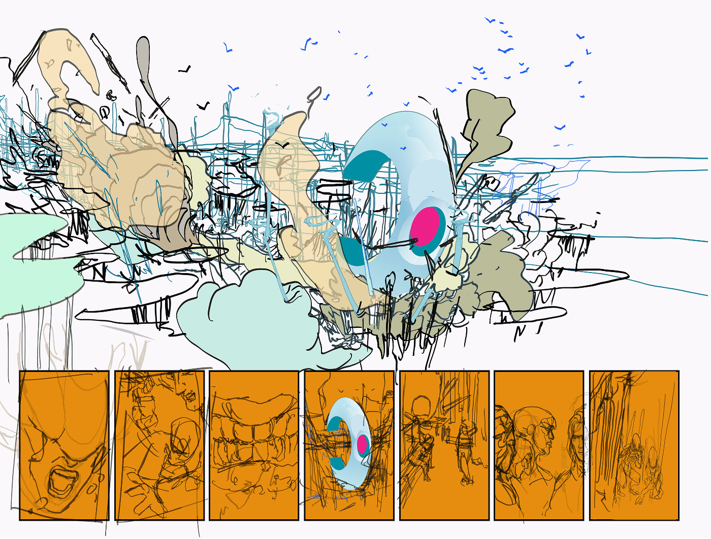 ODY-C #3 Roughs