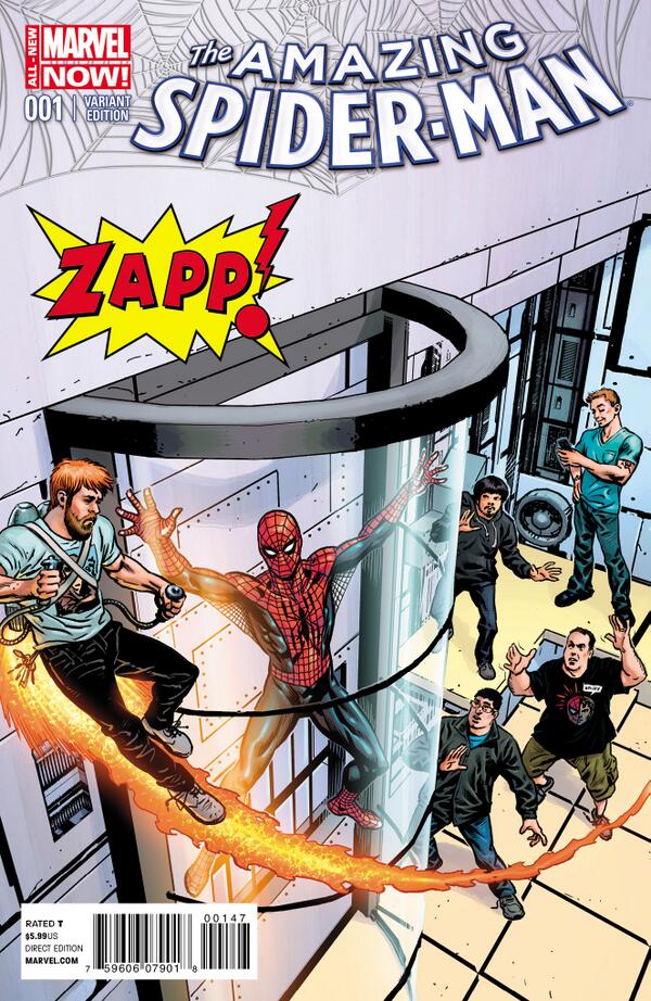 Amazing Spider-Man #1 Zapp Variant