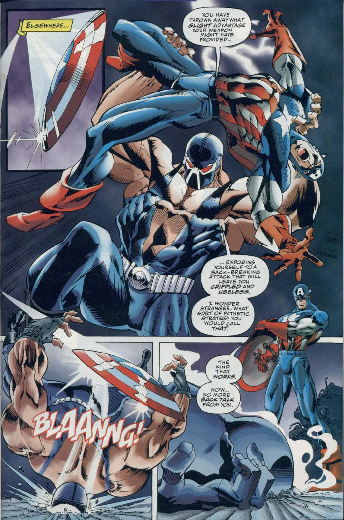 DC vs Marvel Bane Cap