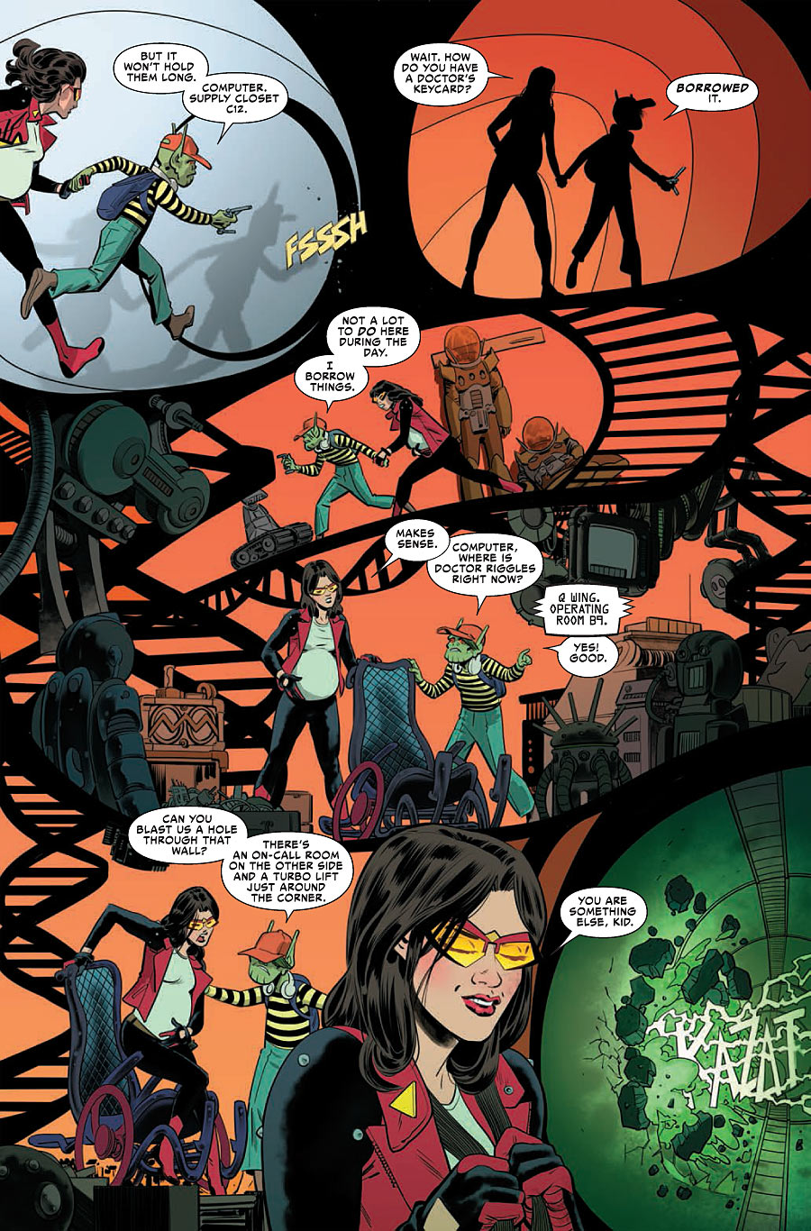 Spider-Woman #4 Color