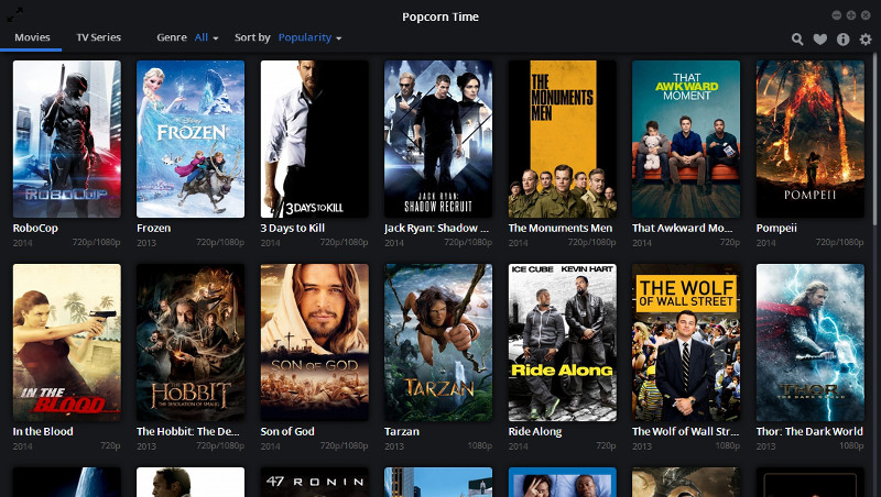 Popcorn Time Screenshot