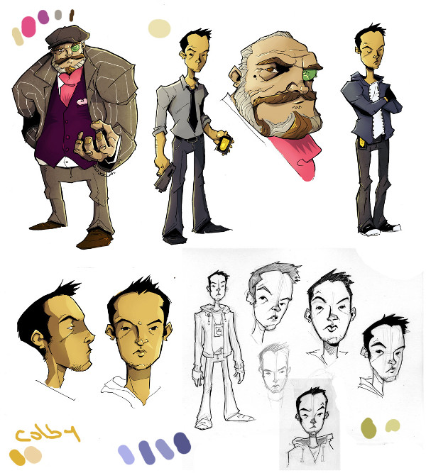 Chew Character Sketches