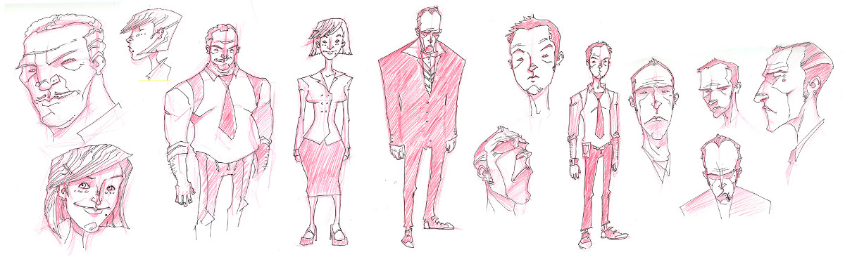Chew Character Sketches