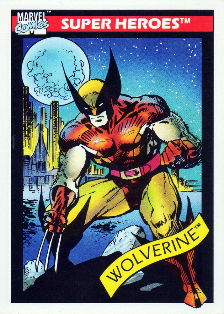 1 Trading Cards Pick From List Wolverine X-Men 1990 Impel Marvel Universe Ser 