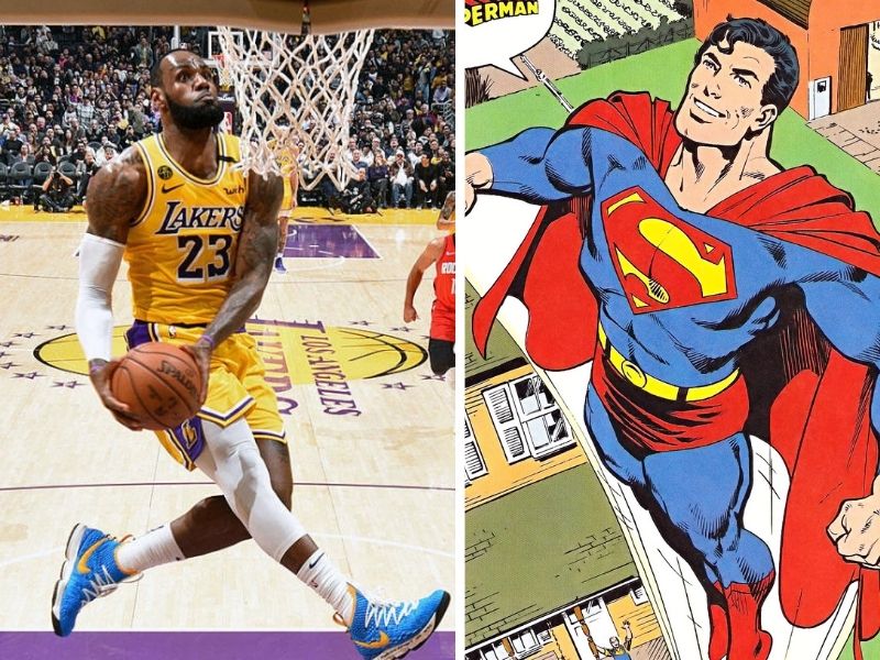 Lebron james clearance superman